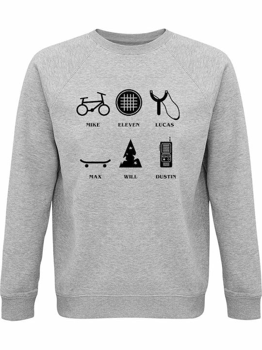 Sweatshirt Organic Unisex " Stranger Things Gan...