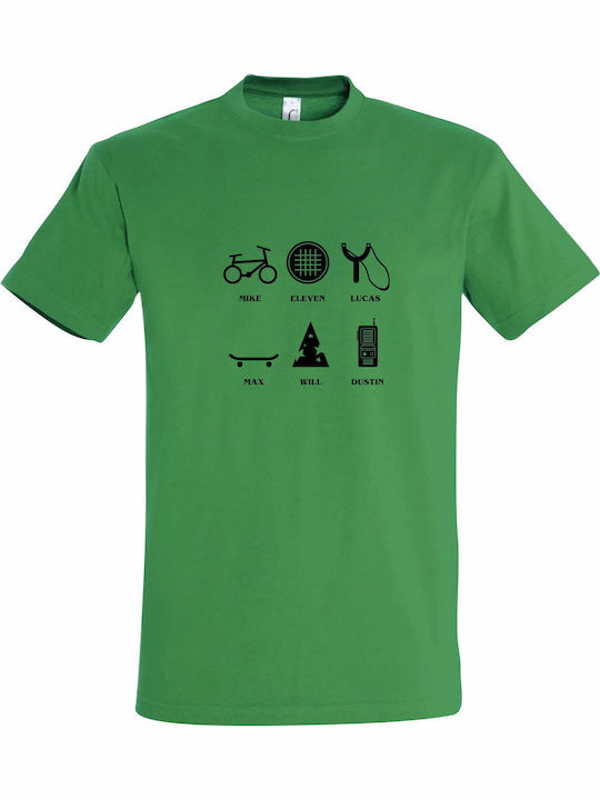 T-shirt Unisex " Stranger Things Gang Elements ...