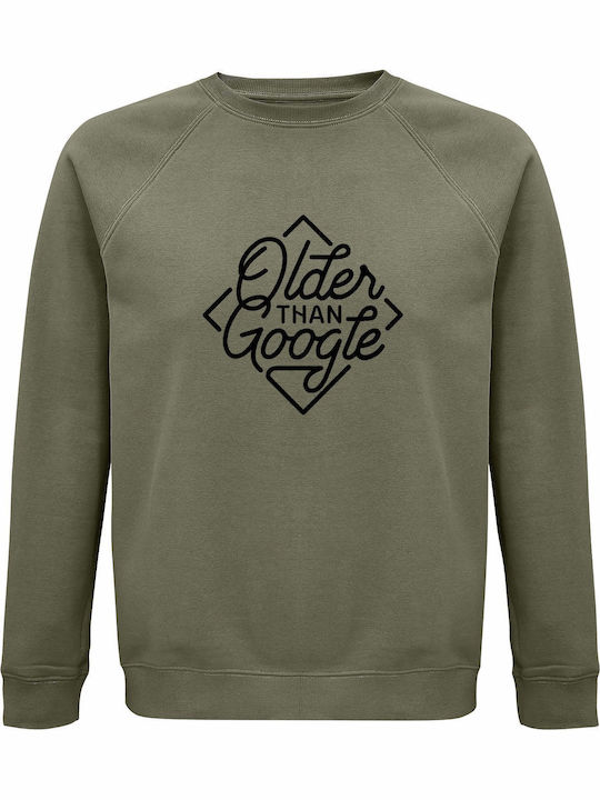 Sweatshirt Organic Unisex " Older Than Google F...