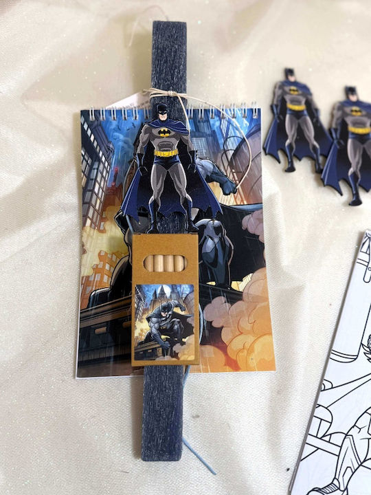 Λαμπάδα Αρωματική Μαύρη Batman Σύνεργα Ζωγραφικής