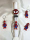 Osterkerze Beduftete Weiße Spiderman