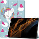 Tablet Case Samsung Galaxy Tab S8 Ultra S9 Ultra S10 Ultra Skyddar Innovation Multi-angle Stand Sleep Wake Function Foldpro Unicorn Set Sticker