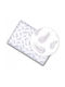 BabyMam Lenjerie De Patut Bebe Pentru Patut Din Bumbac Cu Cauciuc Gri 90x40cm
