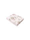 MimiNu Lenjerie De Patut Bebe Pentru Patut Din Bumbac Cu Cauciuc Roz 120x60cm