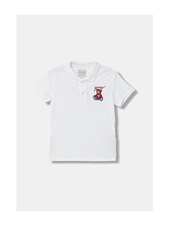Guess Kids Short-Sleeved White Top