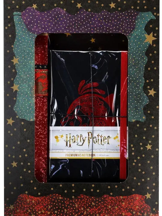 Πασχαλινή Λαμπάδα Harry Potter Στρογγυλή Αρωματική, Χειροποίητη και με Κουτί Βιβλίο Κόκκινη