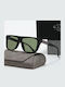 King Unisex Γυαλιά Ηλίου με Μαύρο Σκελετό και Πράσινο Polarized Φακό SUNKI345-SN029