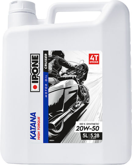 Ipone Ulei Motocicletă 20W-50 Pentru Motoare în Patru Timpuri 5l