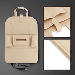 Universal Auto-Aufbewahrungsorganisator Rücksitzbezüge 56x41 Cm Beige