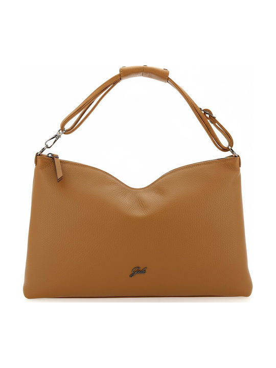 Leather Women's Shoulder Bag Tabac