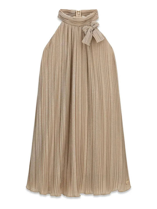 Guess Girls Sleeveless Beige-Gold Dress J6RK23KD580-F69E | Skroutz.mt Guess Girls Sleeveless Beige-Gold Dress J6RK23KD580-F69E | Skroutz.mt