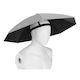 Head Umbrella Alista Home 69 Cm Diameter Elastic Headband Uv Rain Protection Gray