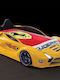 Kinderbett Auto Ferrari Gelb 243x134x60cm