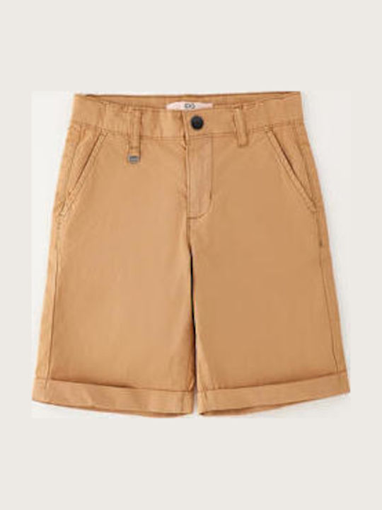Kids Fabric Beige Shorts/Bermuda