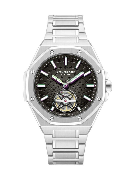 Kenneth Cole Men's Automatic Watch with Silver ...
