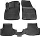 Race Action Car Mats Seat Ateca Kh7 2016-2024 5-Door Rubber Raised Sides Protective Fasteners Passenger Cars 4 Pieces 5048044/st