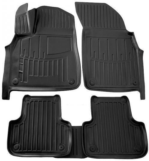 Race Action Car Mats Audi Q7 4m 2015-2026 5-Door Rubber Raised Sides Protective Fasteners Passenger Cars 5 Pieces 5030115/st