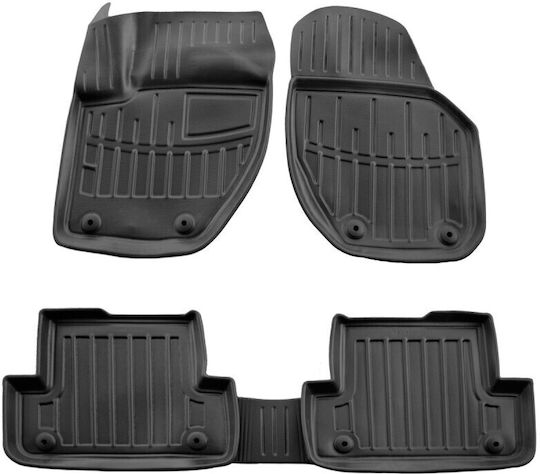 Race Action Car Mats Volvo V40 P521 2012-2019 5-Door Rubber Trays Protective Fasteners Passenger Cars 5 Pieces 5037095/st