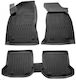 Race Action Car Mats Audi A4 B5 1994-2001 4-Door/5-Door Rubber Raised Sides Protective Fasteners Passenger Cars 5 Pieces 5030095/st
