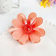 Hair Claw Clip with Flower