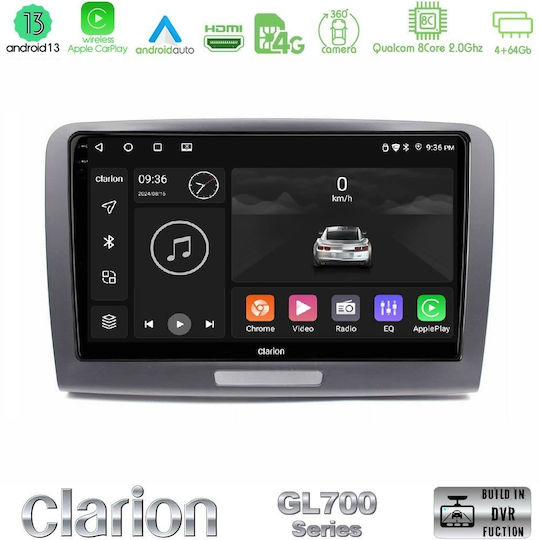 Clarion Sistem Audio Auto Pentru Skoda Superb 2008-2015 Bluetooth USB WiFi GPS Apple Carplay Android Auto Cu Ecran Tactil 9