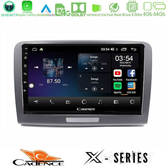 Cadence Sistem Audio Auto pentru Skoda Superb 2008-2015 Bluetooth USB Wi-Fi GPS Apple CarPlay Android Auto cu Ecran Tactil 9"
