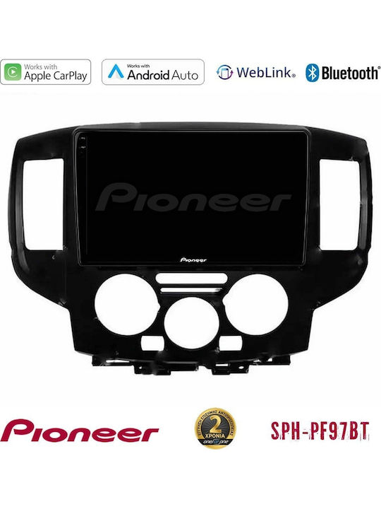 Pioneer Auto-Audiosystem für Nissan NV200 2009 – 2019 Bluetooth USB AUX Eingebautes Wi-Fi GPS Apple CarPlay Android Auto mit 9 Zoll Touchscreen