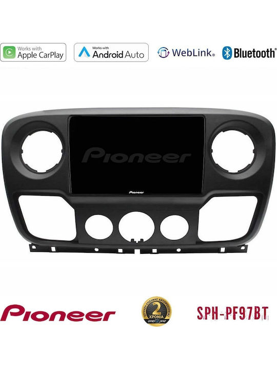 Pioneer Car Audio System for Opel Vivaro / Movano Renault Trafic / Master Nissan Primastar / NV400 2010-2022 (Bluetooth/USB/AUX/WiFi/GPS/Apple CarPlay/Android Auto) with 9" Touch Screen