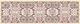 Embroidery Stamped Classic Symmetrical Pattern Fabric Knossos Beige Gold 50cm X 130cm 1 Piece