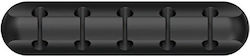 Cable Organizer Alista Home Self-adhesive Multifunctional 5 Support Slots 9.6x2.2cm Black Cable Organizer Alista Home Self-adhesive Multifunctional 5 Support Slots 9.6x2.2cm Black