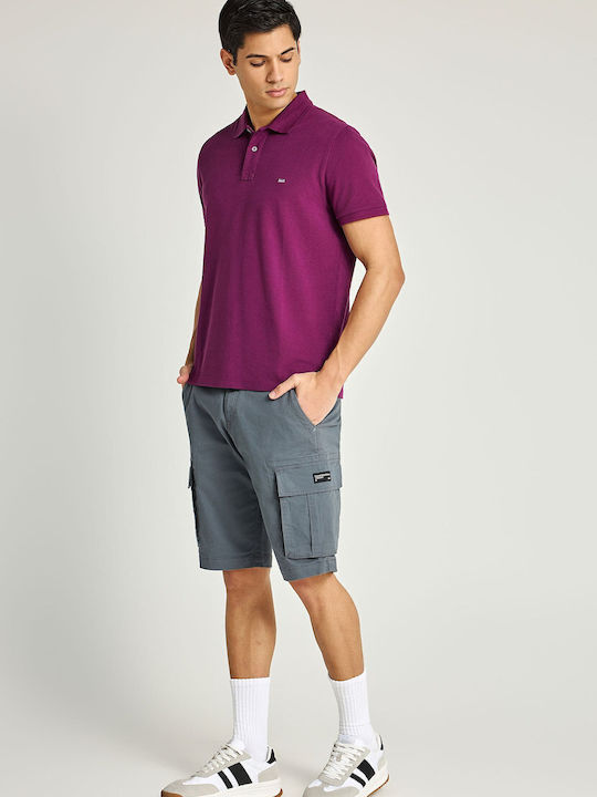Funky Buddha Polo T-shirt Grape Juice