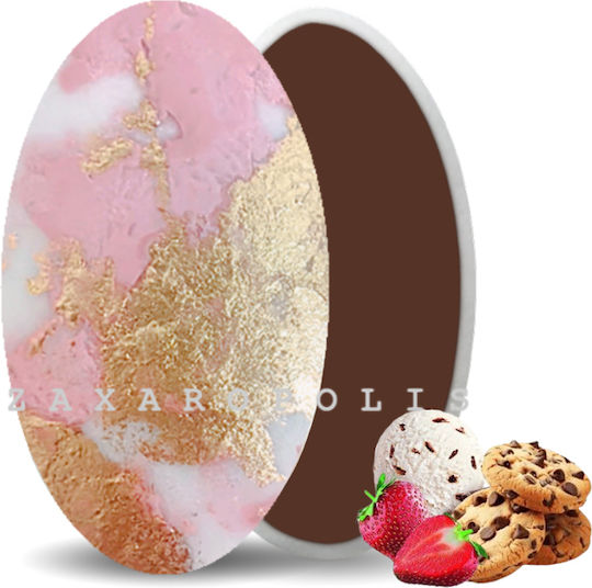 Zaxaropolis Kufeta Choco Splash în Formă Clasică cu Gust de Ciocolată Roz 1000gr
