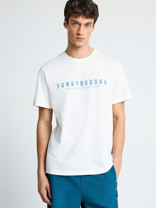 Funky Buddha Funky Buddha T-Shirt Off-White FBM...