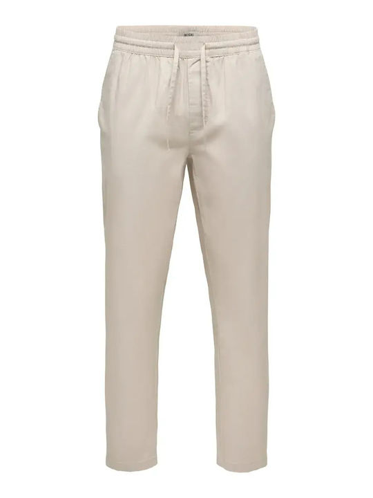 Only & Sons Παντελόνι Chino Ελαστικό σε Tapered...