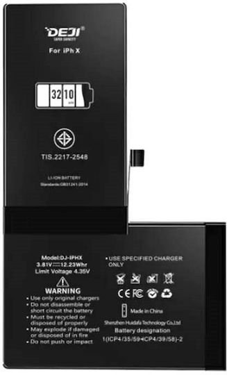 Deji Baterie Compatibilă de Înlocuire 3210mAh pentru iPhone X