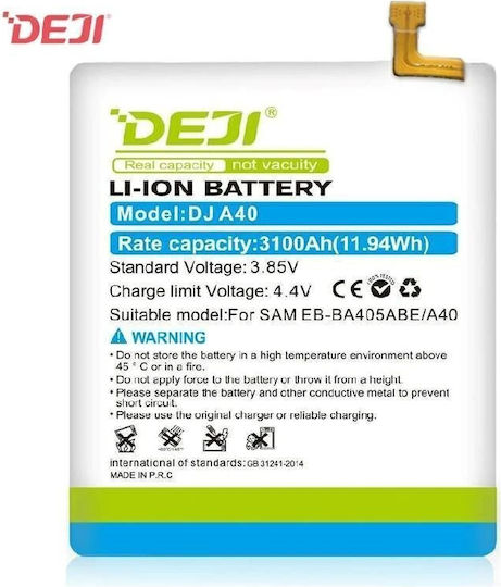 Deji Compatible Replacement Battery 3100mAh for Galaxy A40 (2019) Sm-a405 Sm-a405fn