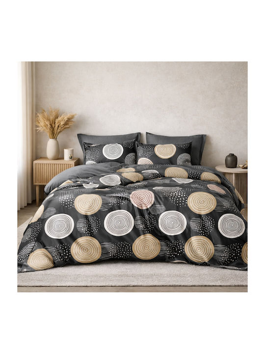 My Home Luxury Set Duvet Cover Double With 2 Pillowcases 220x240cm Multicolour