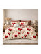 My Home Luxury Double Duvet Cover Set With 2 Pillowcases 220x240cm Multicolour