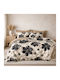 My Home Luxury Double Duvet Cover Set With 2 Pillowcases 220x240cm Multicolour