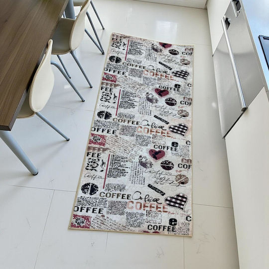 Linea Home Rutschfester Flur Teppich 75x200cm