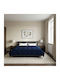 vidaXL Velvet Blanket Double 240x260cm Dark Blue