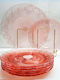 Kaemingk Servierplatte Wüste Glas Rosa 7 Stücke