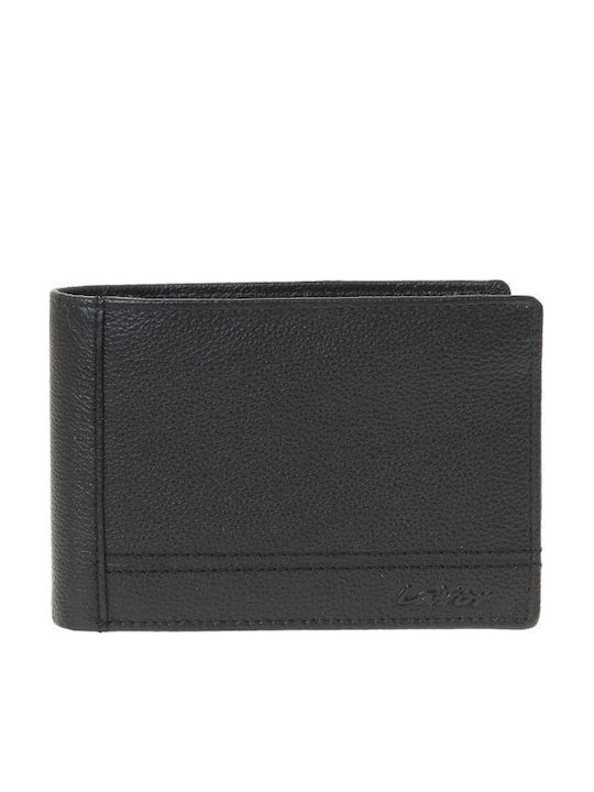 Кожен Мъжки Портфейл с RFID Черен