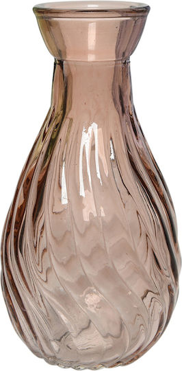 Kaemingk Dekorative Vase Glas Lila 5,5x5,5xH10cm