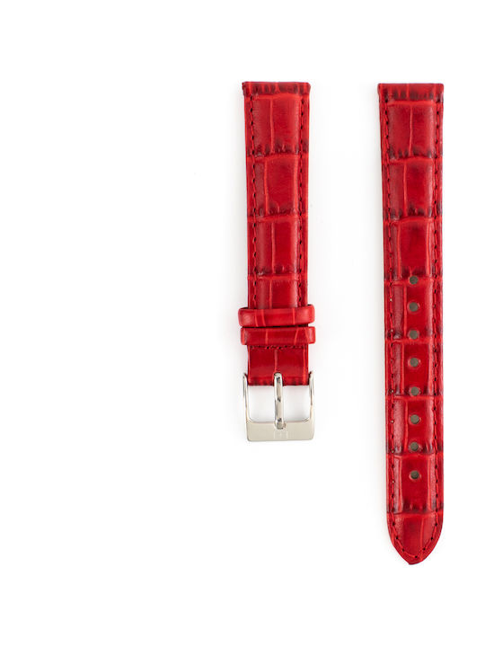 Tommy Hilfiger 679300881 Lederriemen Rot 15mm