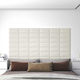 vidaXL Wall Headboard 12 Pieces Cream Velvet 30...