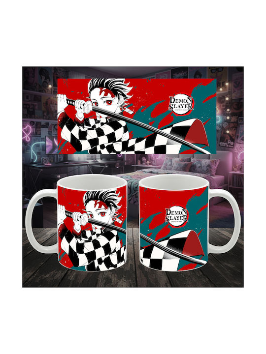 Λευκή Κούπα Anime Demon Slayer