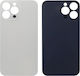 Apple Iphone 13 Pro Max Back Glass Enlarged Camera Frame Silver Compatible