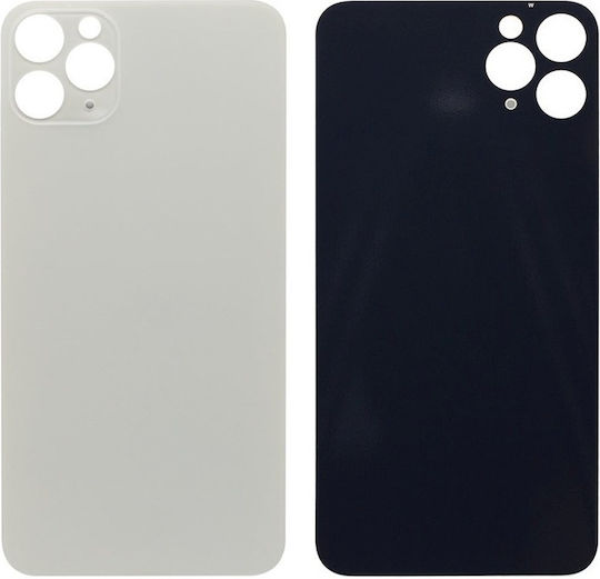 Apple Iphone 11 Pro Max Back Glass Enlarged Camera Frame White Compatible