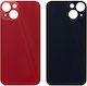 Apple Iphone 13 Back Glass Enlarged Camera Frame Red Compatible